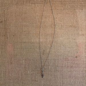 Sterling chain with musical note/cross pendant